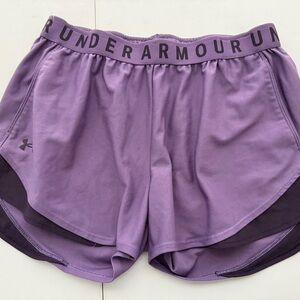 Under Armour Women's Lavender Athletic Shorts L
